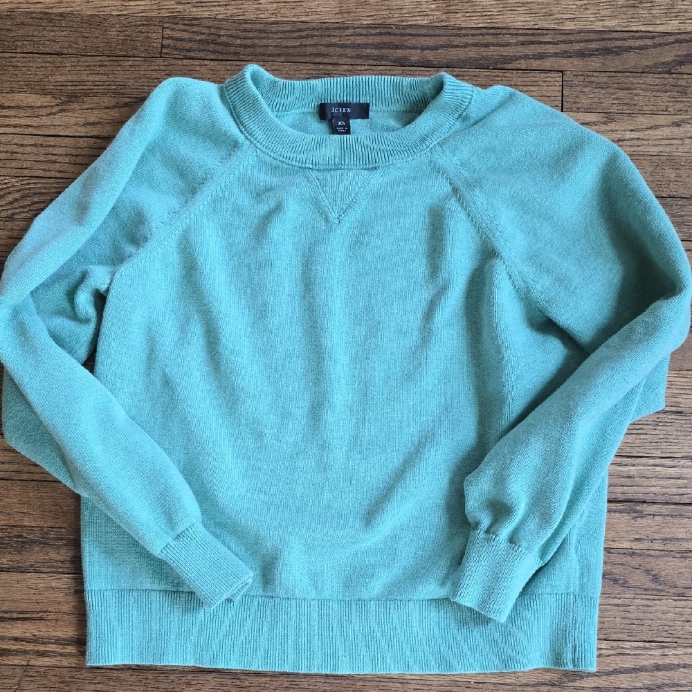 J. Crew Seafoam Green Pullover Sweater